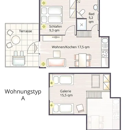 Apartmán Ferienzentrum Trassenmoor *